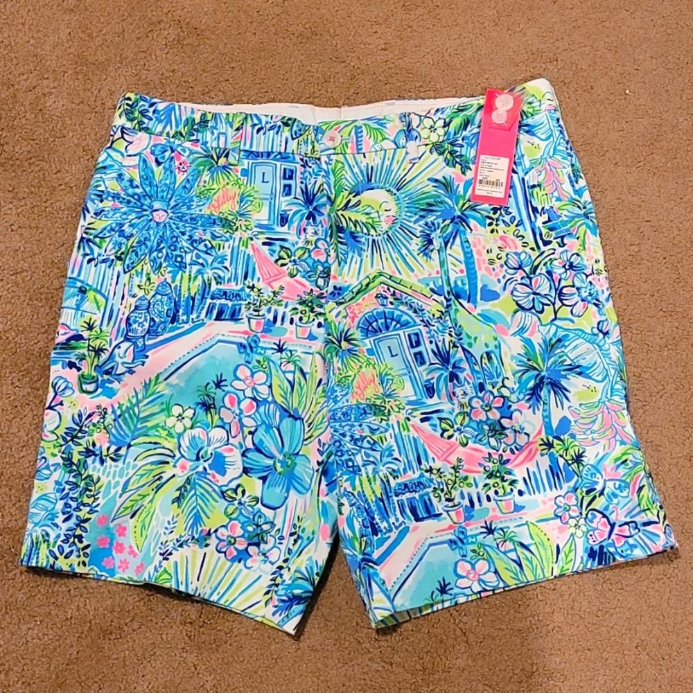 Nwt Lilly Pulitzer Men's Beaumont shorts in Lilly's House